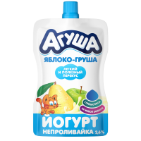 

Йогурт пит.АГУША Ябл/Груша 2.7% D/p 85гр