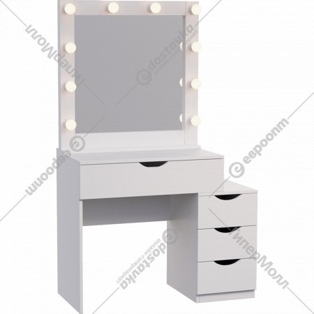 Туалетный столик «Мир Мебели» с зеркалом и подсветкой, SV-45