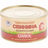 Консервы мясные «ОМКК» свинина белорусская, 525 г
