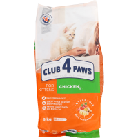 

Корм д/котят.прем"CLUB 4 PAWS"(кур.)5кг