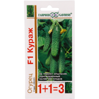 

Семена огурец "КУРАЖ F1"(серия 1+1)20шт