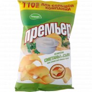 Чипсы картофельные «Премьер» сметана и сыр, 110 г.