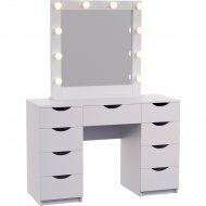 Туалетный столик «Мир Мебели» с зеркалом и подсветкой, SV-55