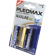 Батарейка «Pleomax» LR14 BL-2 20/160/6400, 2 шт
