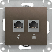 

Розетка(RJ11/RJ45,шок,арт.GSL000885)