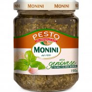 Соус песто «Monini» Pesto Genovese, с чесноком, 190 г