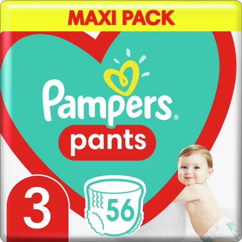Подгузники-трусики детские «Pampers» размер 3, 56 шт