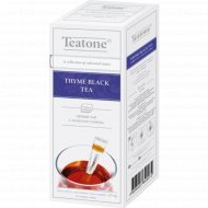 Чай черный «Teatone» с чабрецом, 15х1.8 г