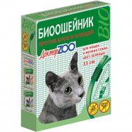 Биоошейник «ДокторZOO» для кошек и собак, от блох и клещей, зеленый, 35 см