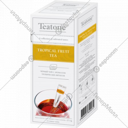 Чай черный «Teatone» тропические фрукты, 15х1.8 г
