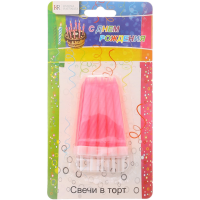 

Набор свечей(зол/сер для торта) 10 шт
