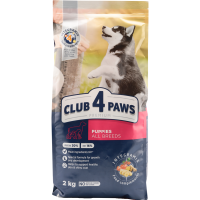 

Корм д/щен.всех пор"CLUB 4 PAWS"кур,2кг