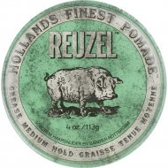Помада для укладки волос «Reuzel» Grease Medium Hold, зеленый, 113 г
