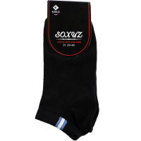 

Носки муж"SOXUZ"(302-short)Черный/кром.
