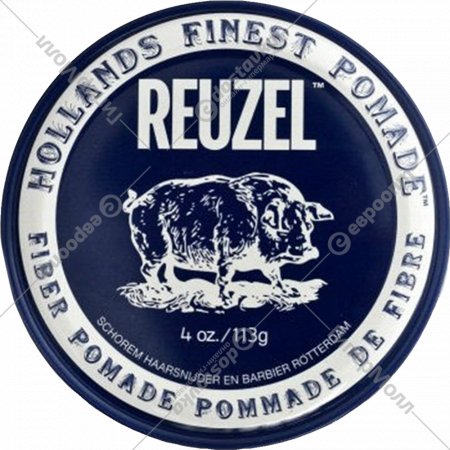 Помада для укладки волос «Reuzel» Fiber Pomade, синий, 113 г