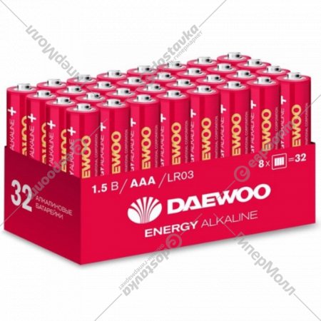 Батарейка «Daewoo» AAA Energy Alkaline PACK32/768, 32 шт