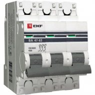 Автоматический выключатель «EKF» Proxima, MCB4763-3-16C-PRO