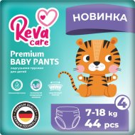Подгузники-трусики детские «ReVa Care» Premium, размер L, 7-18 кг, 44 шт