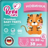Подгузники-трусики детские «ReVa Care» Premium, размер XXL, 13-30 кг, 38 шт