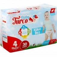 Трусики-подгузники «Baby Turco» размер 4, 8-18 кг, 30 шт
