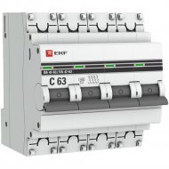 Автоматический выключатель «EKF» Proxima, MCB4763-4-63C-PRO
