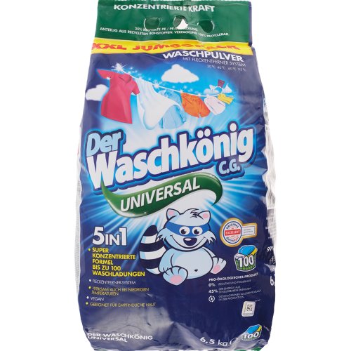 Порошок стиральный «Der Waschkönig C.G.» Universal, 6.5кг, пакет