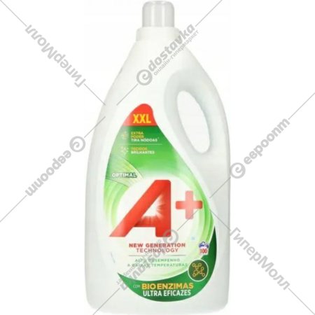 Гель для стирки «A+» Optimal Bioenzimas, 4.5 л