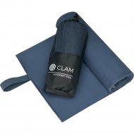 Полотенце из микрофибры «Clam» P020, темно-синий, 70х140 см