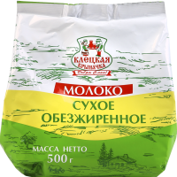 

Молоко сух.обзж."КЛЕЦКАЯ КРЫНАЧКА"500г