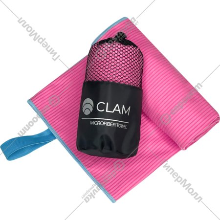 Полотенце «Clam» микрофибра, SR006, розовый, 50х100 см