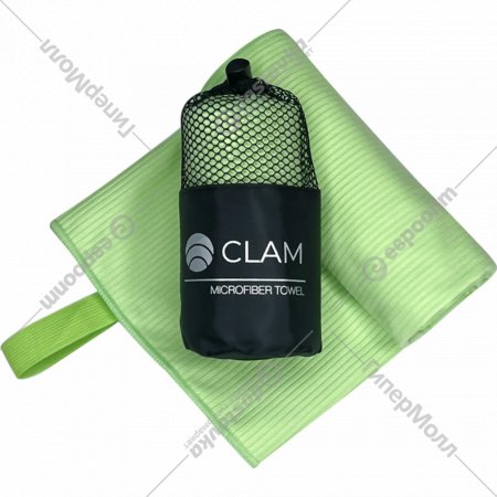 Полотенце «Clam» микрофибра, SR017, салатовый, 50х100 см