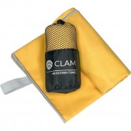 Полотенце из микрофибры «Clam» S004, желтый, 50х100 см