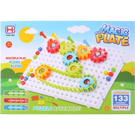 Конструктор Darvish Magic Plate, SR-T-2586, 133 элемента