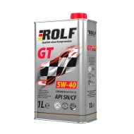 Моторное масло «Rolf» GT SAE 5W40 SN/CF, 1 л