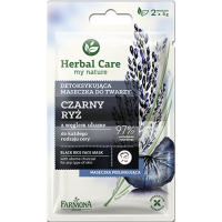 

Маска д/л"HERBALCARE"(дет.черн.рис)2х5мл
