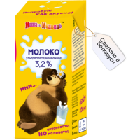 

Молоко ул/паст. 3,2% (TBA,д/п,М) 200мл