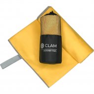 Полотенце из микрофибры «Clam» P004, желтый, 70х140 см