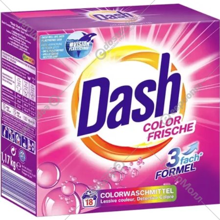 Стиральный порошок «Dash» Color Frische 3 Fash Formel, 1.17 кг