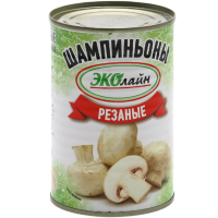 

Шампиньоны "ЭКОЛАЙН" (резаные) 400г