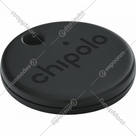 Умный брелок «Chipolo» One Spot, CH-C21M-GY-R, для приложения Apple Локатор, черный