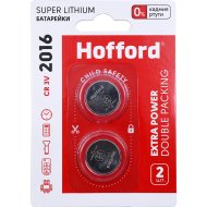 Батарейки «Hofford» CR2016, 2 шт