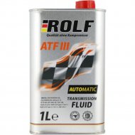 Жидкость для автоматических трансмиссий «Rolf» ATF III, 1 л