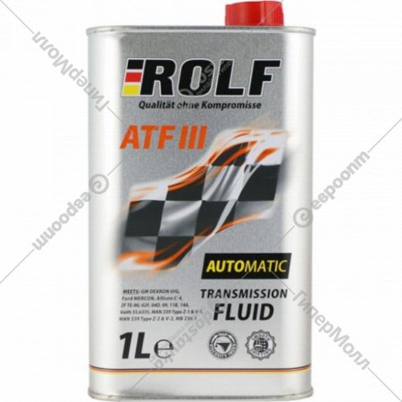 Жидкость для автоматических трансмиссий «Rolf» ATF III, 1 л