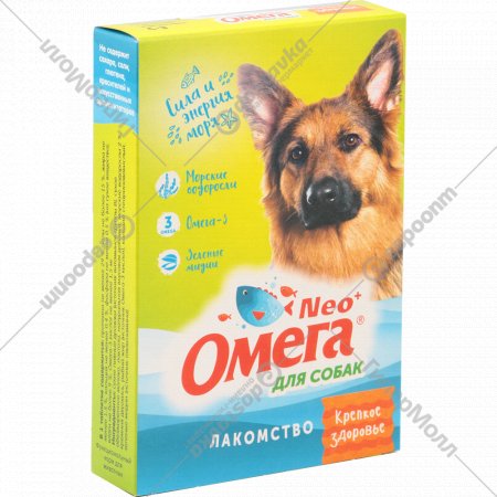 Лакомство для собак «Neo Oмега» крепкое здоровье, 90 таблеток