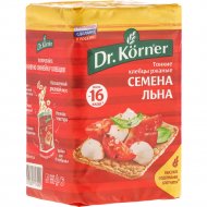 Хлебцы хрустящие «Dr. Korner» ржаные, с семенами льна, 100 г