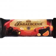 Шоколад «Бабаевский» апельсиновый брауни и цельный фундук, 165 г
