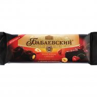 Шоколад «Бабаевский» вишневый брауни и цельный фундук, 165 г