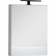 Шкаф для ванной «Aquanet» Нота 58, 165370, белый/камерино, с зеркалом
