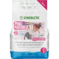 Стиральный порошок «Synergetic» Baby Sensitive, гипоаллергенный, для детского белья, 3 кг