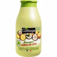 Молочко для душа «Cottage» Pineapple&Coconut Cream, Moisturizing Shower Milk, 250 мл